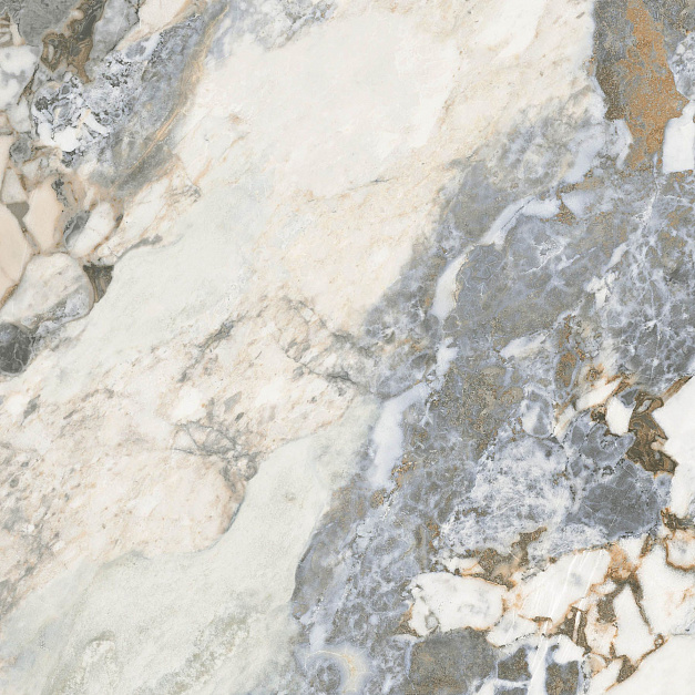 Плитка керамогранит Geotiles Margot Blue 120x120 Compacglass (1,44 кв.м.) под камень