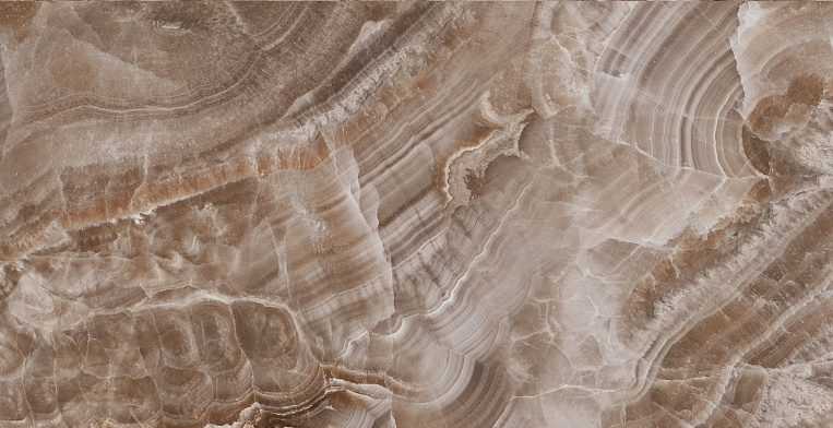 Плитка керамогранит BASCONI HOME Onyx Brown 600x1200x10 semi-polished под оникс