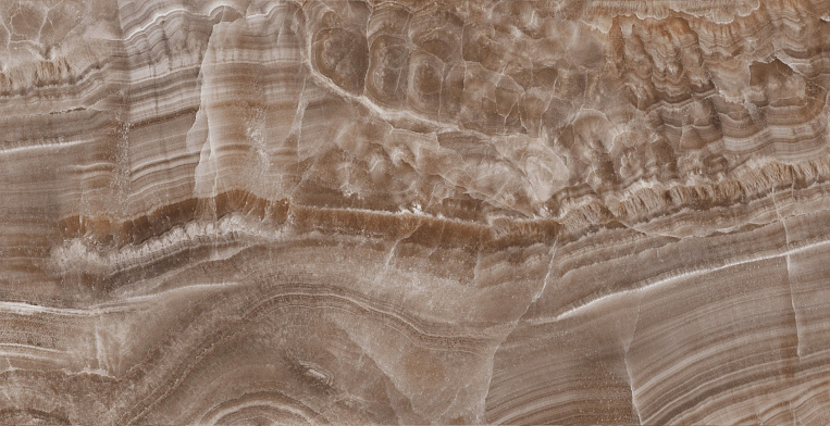 Плитка керамогранит BASCONI HOME Onyx Brown 600x1200x10 semi-polished под оникс