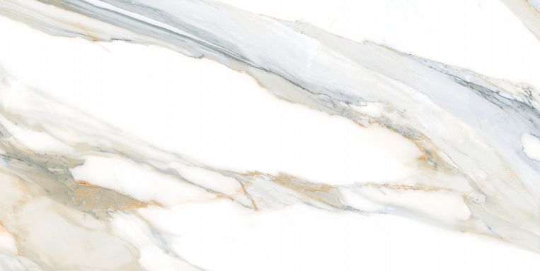 Плитка керамогранит Geotiles Icaro Blue 60x120 Compacglass (1,44 кв.м.) под мрамор
