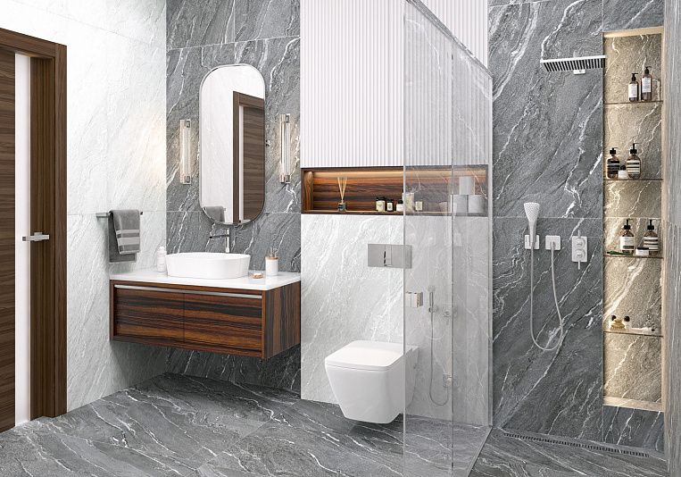Интерьерные фото коллекции Nexstone (керамогранит)